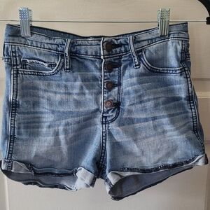 Hollister Light Blue Jean Shorts